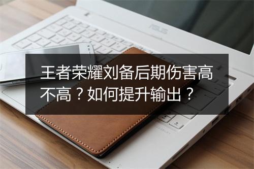 王者荣耀刘备后期伤害高不高？如何提升输出？
