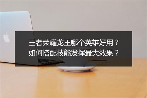 王者荣耀龙王哪个英雄好用？如何搭配技能发挥最大效果？