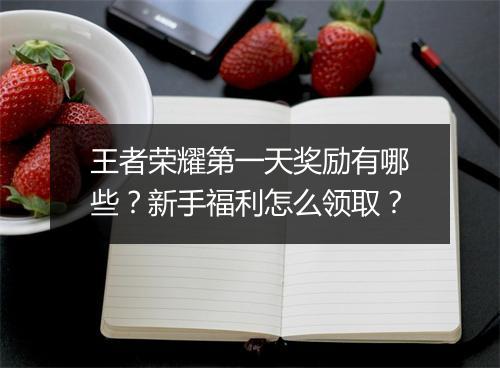 王者荣耀第一天奖励有哪些？新手福利怎么领取？