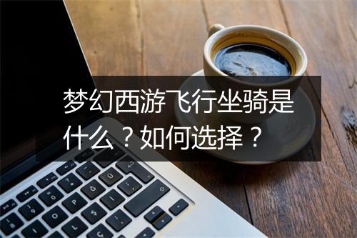梦幻西游飞行坐骑是什么?如何选择?