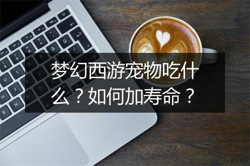 梦幻西游宠物吃什么?如何加寿命?