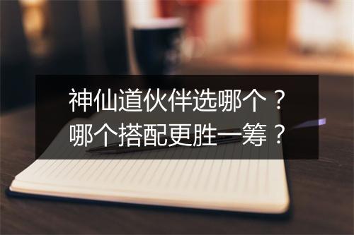神仙道伙伴选哪个？哪个搭配更胜一筹？