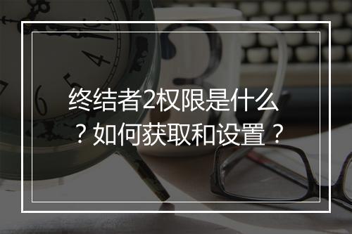 终结者2权限是什么？如何获取和设置？