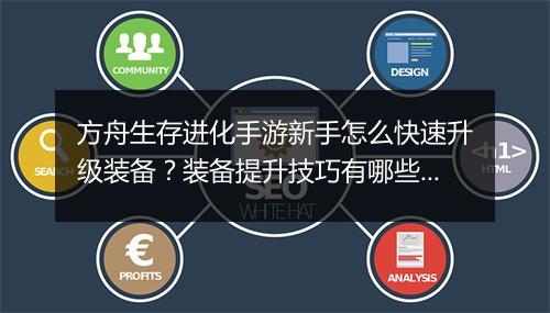 方舟生存进化手游新手怎么快速升级装备？装备提升技巧有哪些？