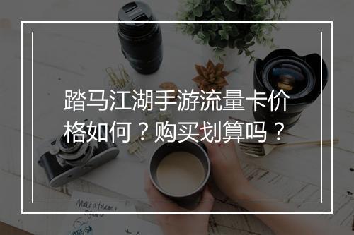 踏马江湖手游流量卡价格如何？购买划算吗？