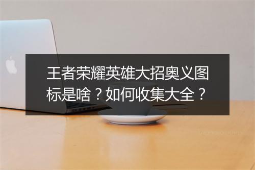 王者荣耀英雄大招奥义图标是啥？如何收集大全？