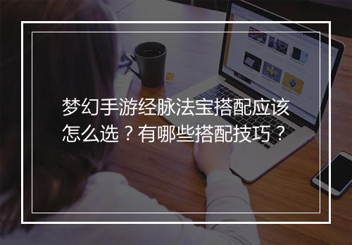 梦幻手游经脉法宝搭配应该怎么选？有哪些搭配技巧？