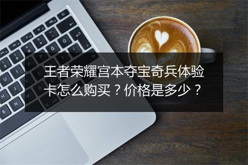 王者荣耀宫本夺宝奇兵体验卡怎么购买？价格是多少？