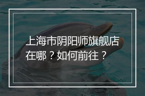 上海市阴阳师旗舰店在哪？如何前往？