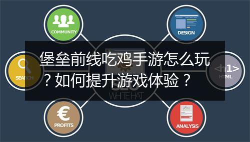 堡垒前线吃鸡手游怎么玩?如何提升游戏体验?