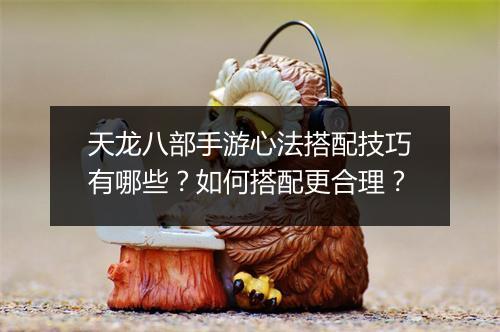 天龙八部手游心法搭配技巧有哪些？如何搭配更合理？