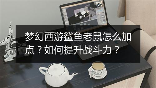 梦幻西游鲨鱼老鼠怎么加点？如何提升战斗力？