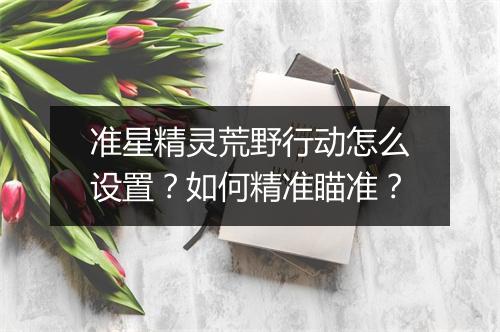 准星精灵荒野行动怎么设置？如何精准瞄准？