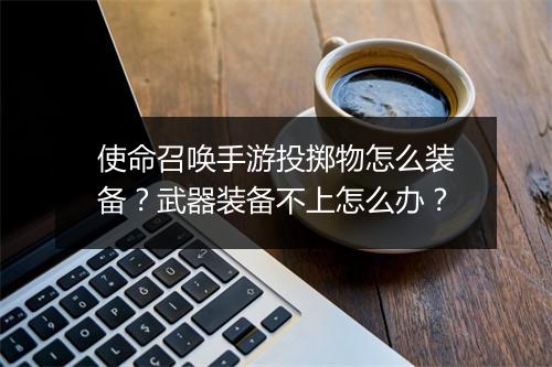 使命召唤手游投掷物怎么装备？武器装备不上怎么办？