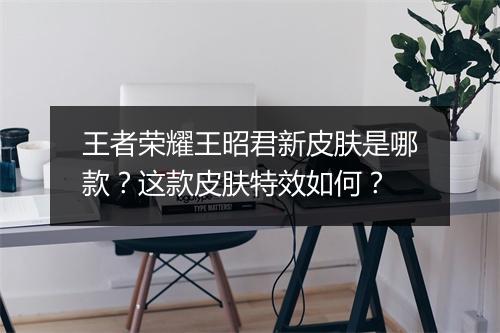 王者荣耀王昭君新皮肤是哪款？这款皮肤特效如何？