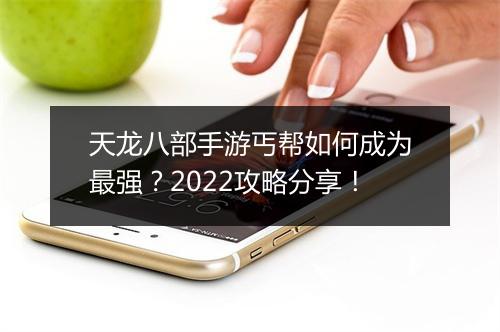 天龙八部手游丐帮如何成为最强？2022攻略分享！