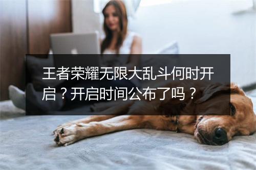 王者荣耀无限大乱斗何时开启？开启时间公布了吗？