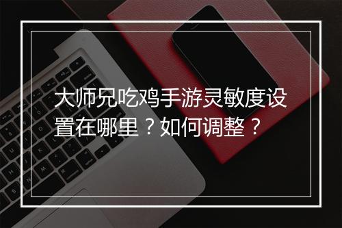 大师兄吃鸡手游灵敏度设置在哪里？如何调整？