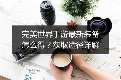 完美世界手游最新装备怎么得？获取途径详解