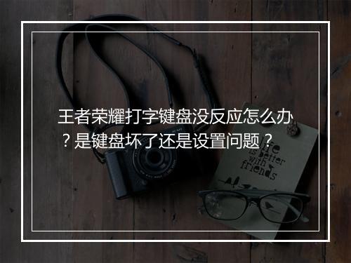 王者荣耀打字键盘没反应怎么办？是键盘坏了还是设置问题？