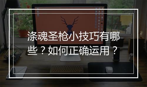 涤魂圣枪小技巧有哪些？如何正确运用？