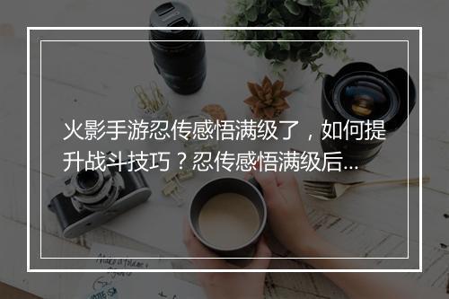 火影手游忍传感悟满级了,如何提升战斗技巧?忍传感悟满级后,有哪些高阶玩法?